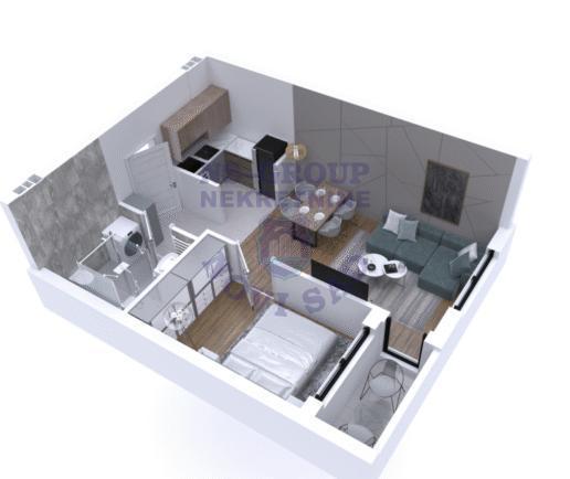 Glavna slika -Avijatičarsko naselje, 40m2, dvosoban stan, novogradnja, 122.430 €