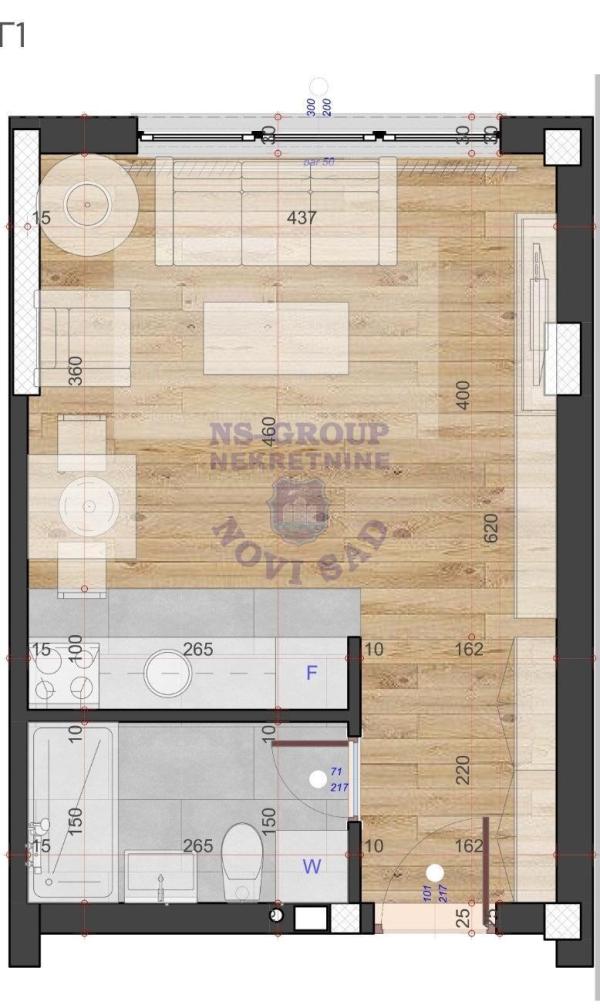 Slika 1 - Veternik, 31m2, stan, novogradnja, 59.130 €