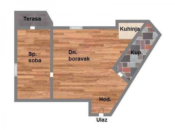 Glavna slika -Salajka (Partizanska ulica), 41m2, jednoiposoban stan, novogradnja, 71.370 €