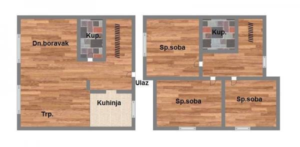 Glavna slika -Klisa, 113m2, četvorosoban stan, novogradnja, 204.970 €