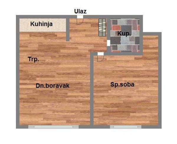 Glavna slika -Adice, 36m2, jednoiposoban stan, novogradnja, 55.250 €
