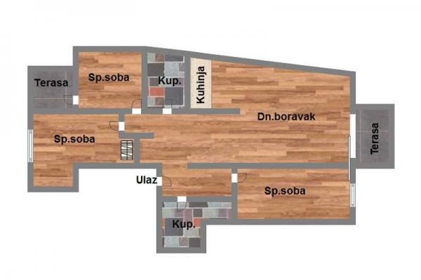 Glavna slika -Novi Sad, 94m2, četvorosoban stan, novogradnja, 287.070 €