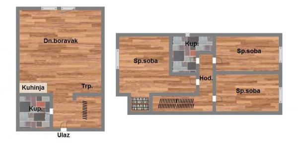 Glavna slika -Klisa, 85m2, četvorosoban stan, novogradnja, 144.460 €