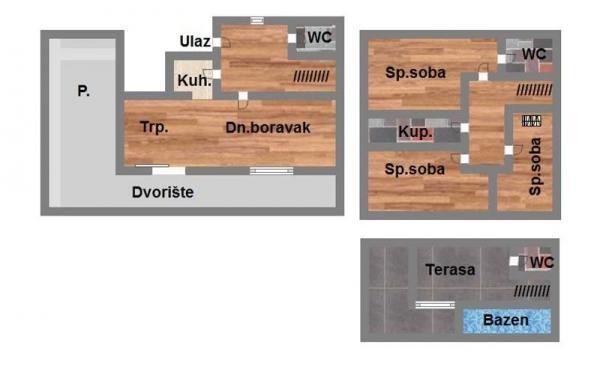 Glavna slika -Petrovaradin, 203m2, petosoban stan, novogradnja, 267.800 €