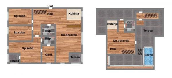 Glavna slika -Bulevar patrijarha Pavla (Somborski bulevar), 180m2, petosoban stan, novogradnja, 428.970 €