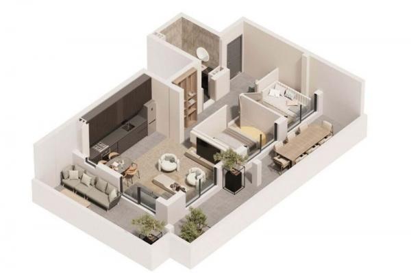 Glavna slika -Telep, 90m2, dvoiposoban stan, novogradnja, 214.920 €