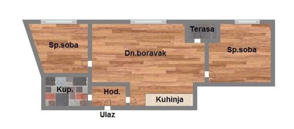 Glavna slika -Salajka (Partizanska ulica), 47m2, dvoiposoban stan, novogradnja, 136.790 €