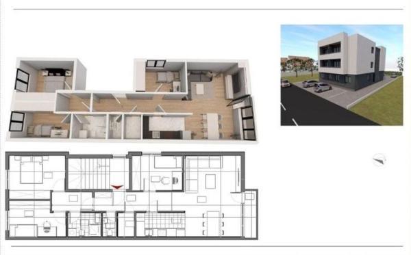 Glavna slika -Novi Sad, 80m2, četvoroiposoban stan, novogradnja, 119.780 €