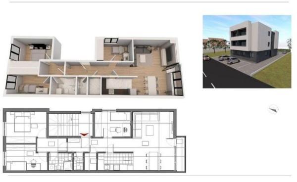 Glavna slika -Novi Sad, 80m2, stan, novogradnja, 119.780 €