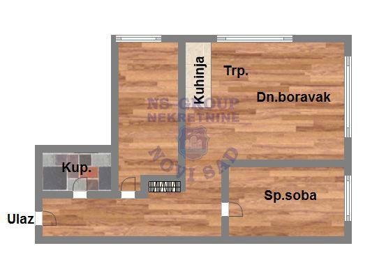 Glavna slika -Salajka (Partizanska ulica), 54m2, dvosoban stan, novogradnja, 194.850 €