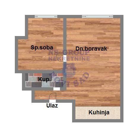 Glavna slika -Sajmište, 37m2, dvosoban stan, novogradnja, 131.600 €
