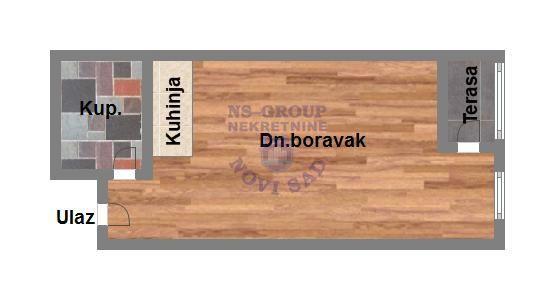 Glavna slika -Bulevar oslobođenja, 32m2, stan, novogradnja, 110.300 €