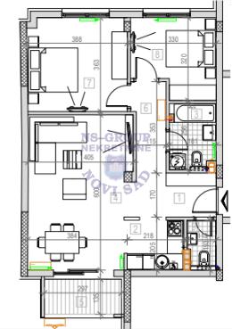 Glavna slika -Podbara, 71m2, trosoban stan, novogradnja, 209.050 €