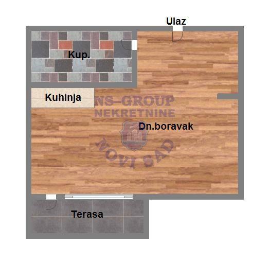 Glavna slika -Podbara, 28m2, stan, novogradnja, 86.430 €