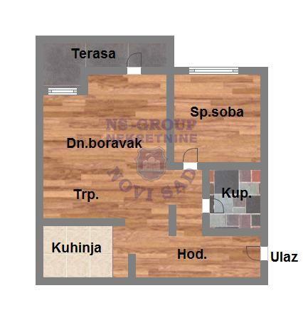 Glavna slika -Novi Sad, dvosoban stan, novogradnja, 139.900 €