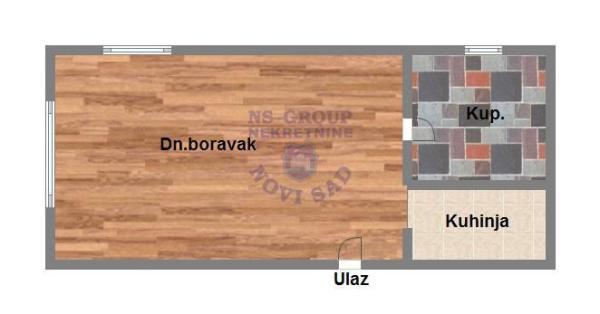 Glavna slika -Adice, 28m2, jednosoban stan, novogradnja, 51.500 €