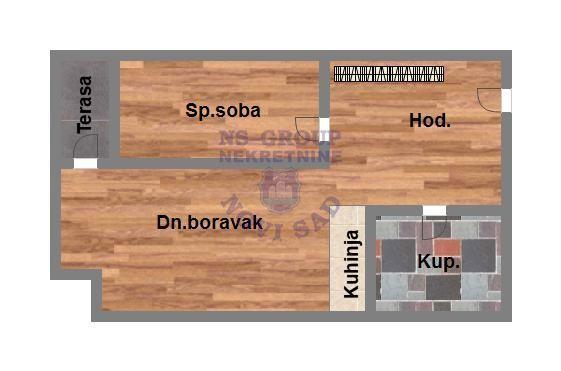 Glavna slika -Klisa, 46m2, dvosoban stan, novogradnja, 109.550 €