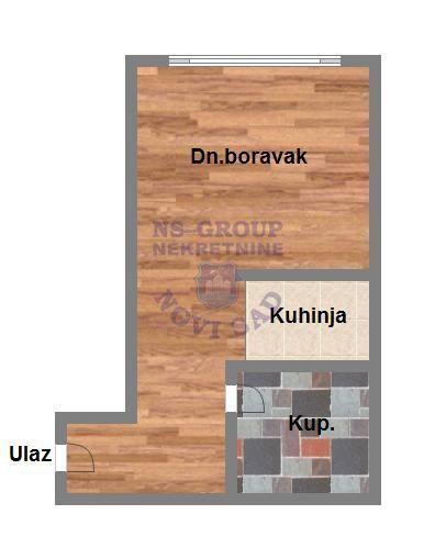 Glavna slika -Klisa, 28m2, jednosoban stan, novogradnja, 68.380 €