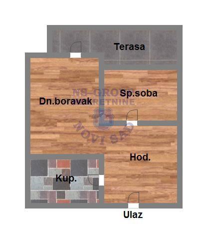 Glavna slika -Klisa, 46m2, dvosoban stan, novogradnja, 108.980 €