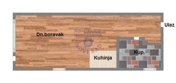 Glavna slika -Veternička rampa, 24m2, stan, novogradnja, 41.900 €