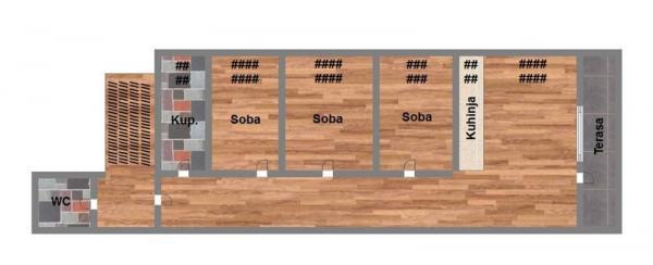 Glavna slika -Novi Sad, 127m2, četvorosoban stan, novogradnja, 169.600 €