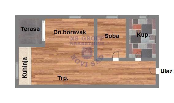 Glavna slika -Adice, 40m2, jednoiposoban stan, novogradnja, 76.010 €