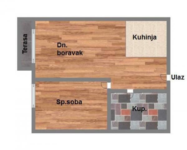 Glavna slika -Podbara, 40m2, stan, novogradnja, 102.440 €