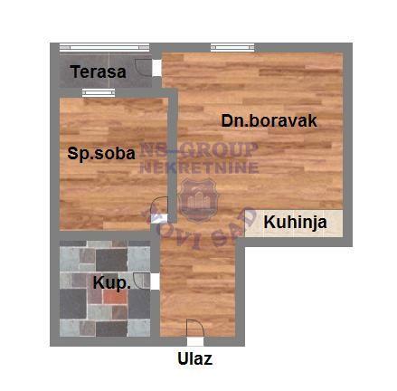 Glavna slika -Telep, 43m2, dvosoban stan, novogradnja, 118.010 €