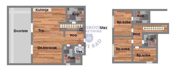 Glavna slika -Novi Sad, 116m2, četvorosoban stan, novogradnja, 357.050 €