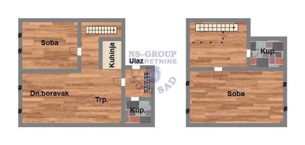 Glavna slika -Adamovićevo naselje, 60m2, trosoban stan, novogradnja, 175.100 €