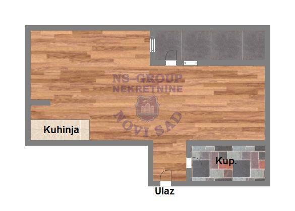 Glavna slika -Novi Sad, 28m2, stan, novogradnja, 115.360 €