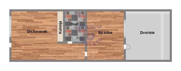 Glavna slika -Klisa, 31m2, jednoiposoban stan, novogradnja, 55.750 €
