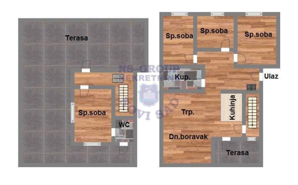 Glavna slika -Klisa, 102m2, četvoroiposoban stan, novogradnja, 191.240 €