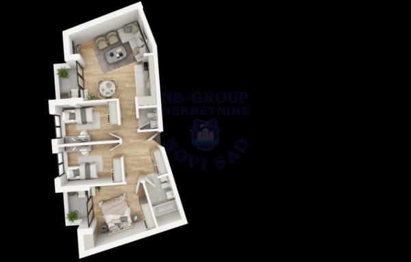 Glavna slika -Podbara, 80m2, četvorosoban stan, novogradnja, 215.070 €