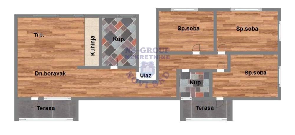 Glavna slika -Adice, 84m2, četvorosoban stan, novogradnja, 143.100 €
