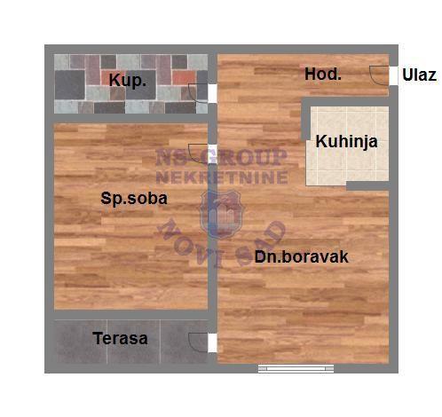 Glavna slika -Telep, 33m2, jednoiposoban stan, novogradnja, 99.470 €