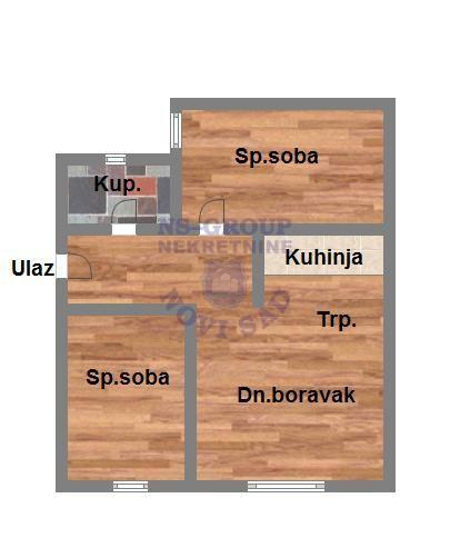 Glavna slika -Telep, 51m2, stan, novogradnja, 132.640 €