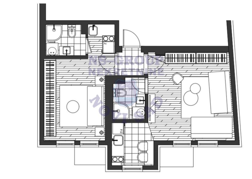 Glavna slika -Novi Sad, 45m2, dvosoban stan, novogradnja, 139.980 €
