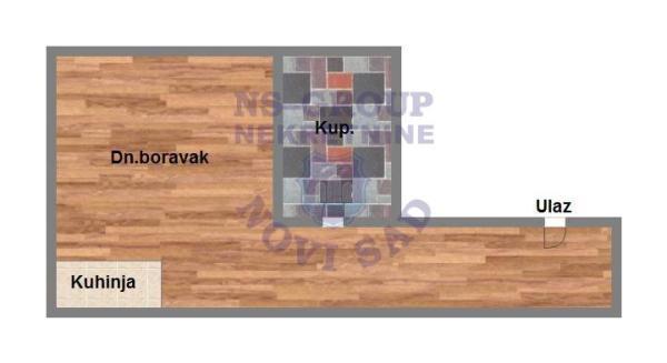 Glavna slika -Telep, 23m2, stan, novogradnja, 56.030 €