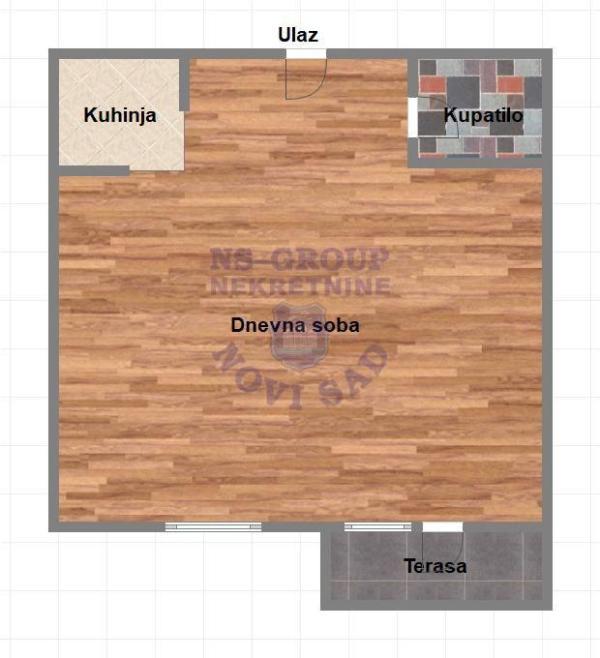 Glavna slika -Novi Sad, 35m2, stan, novogradnja, 70.460 €