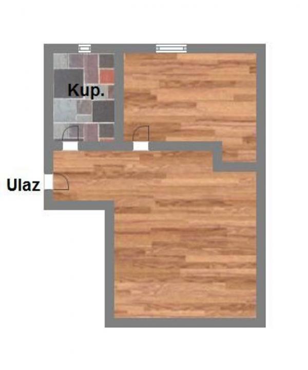 Glavna slika -Veternik, 35m2, jednosoban stan, novogradnja, 48.670 €