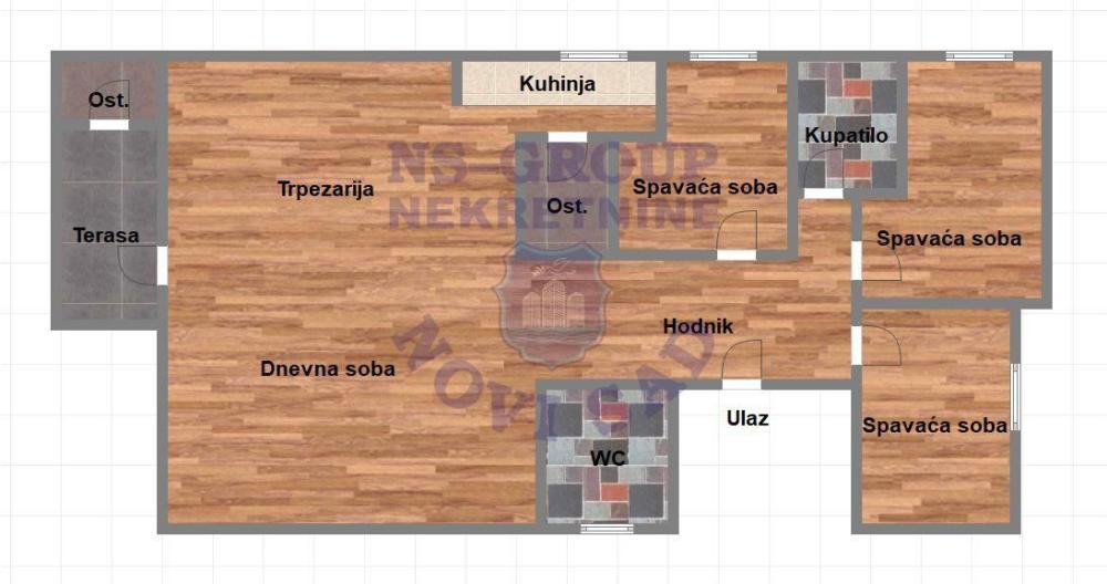 Glavna slika -Novi Sad, 83m2, četvorosoban stan, novogradnja, 148.760 €