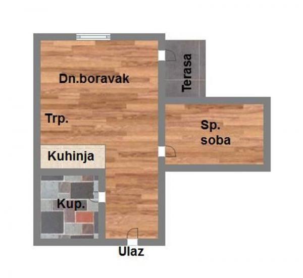 Glavna slika -Adice, 40m2, jednoiposoban stan, novogradnja, 69.810 €