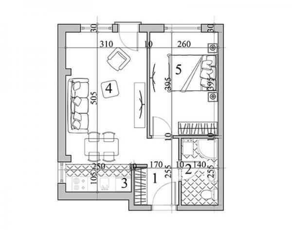 Glavna slika -Novi Sad, 36m2, jednoiposoban stan, novogradnja, 107.400 €